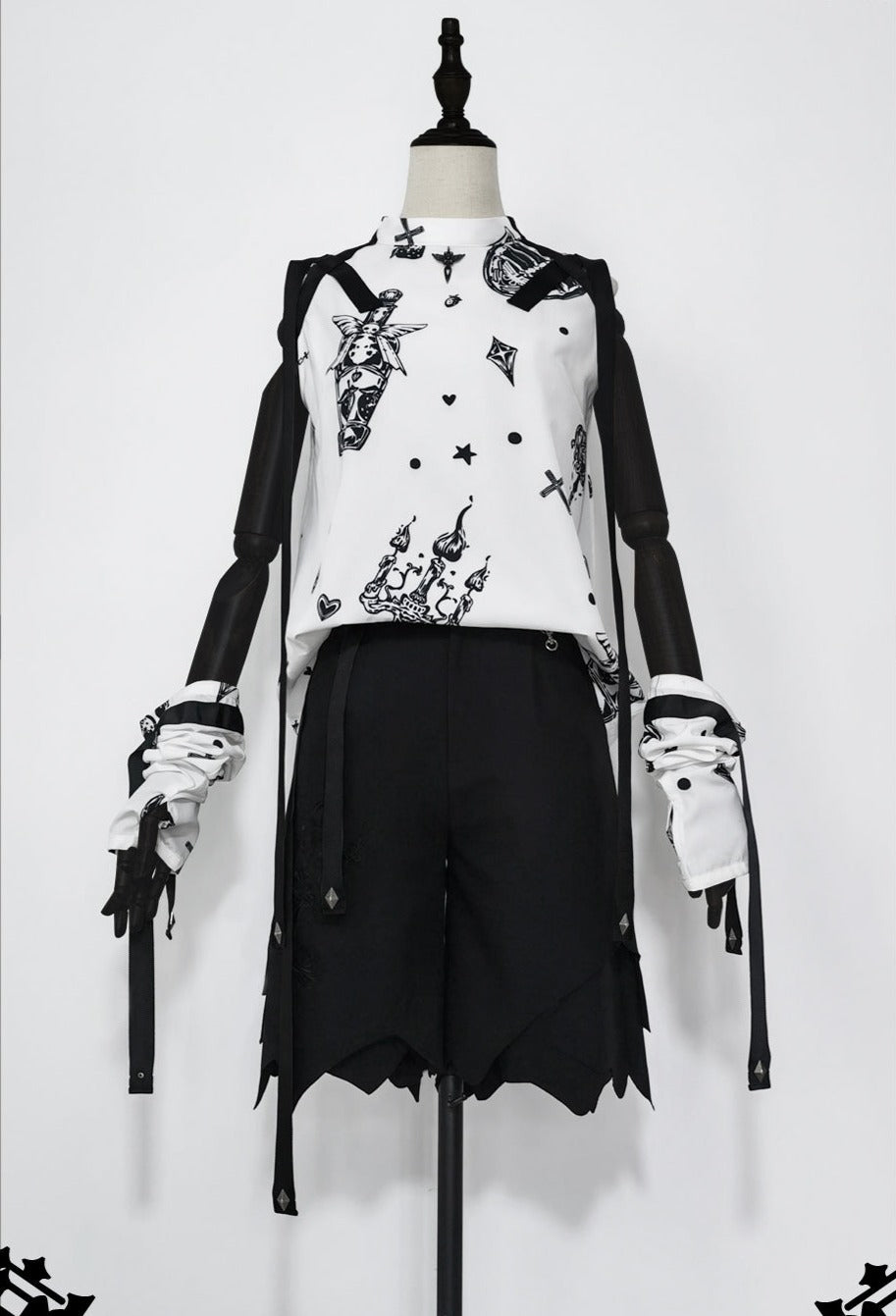 Princess Chronicles - Shadow Story - Sleeveless Daily Summer Shirt