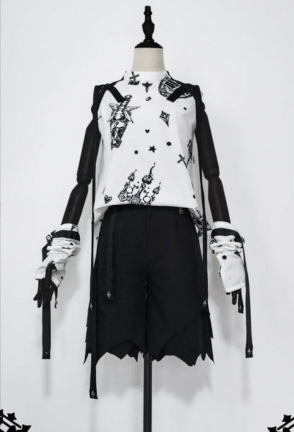 Princess Chronicles - Shadow Story - Sleeveless Daily Summer Shirt