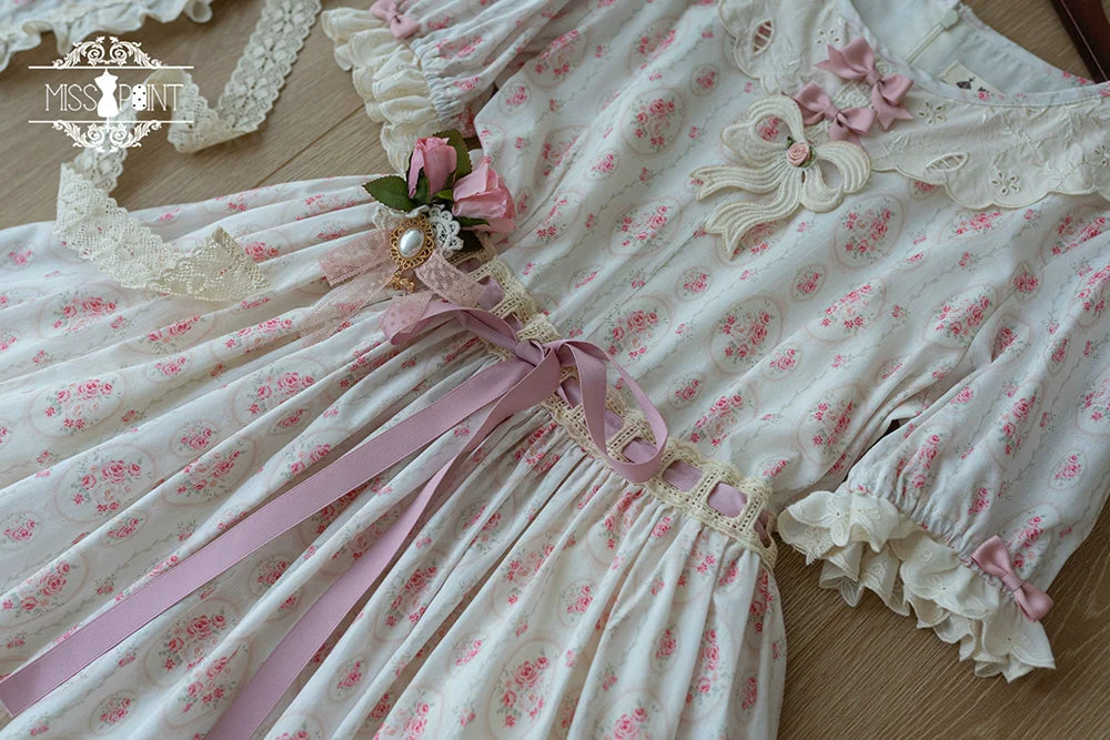 Miss Point - Customized Elegant Lolita OP Dress Cute Daily Girl Short Lolita Dress