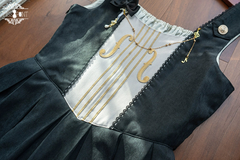 Miss Point - Customized Lolita Jumper Dress - Elegant College Lolita JSK