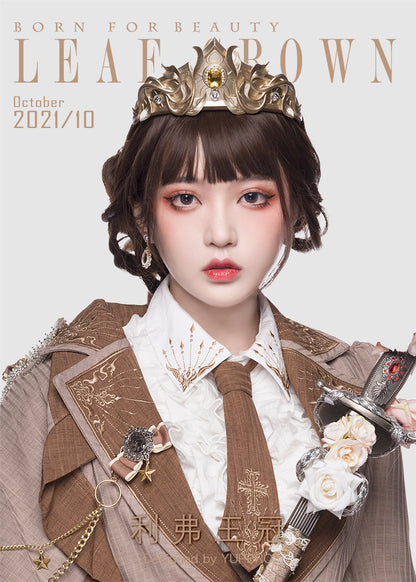 Youpairui - Lolita Cane And Crown Accessory