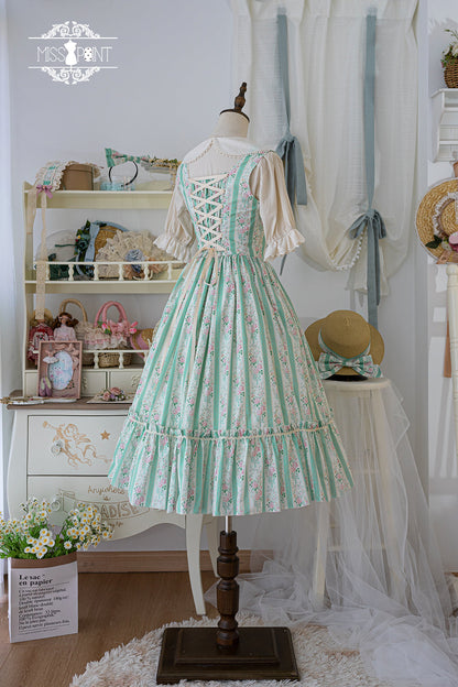 Miss Point - Happy Summer - Elegant Lolita Floral JSK Dress