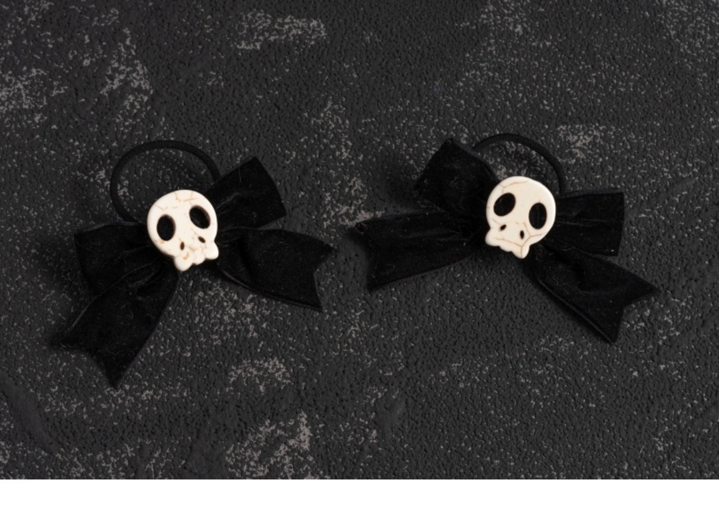 Strange Sugar - Gothic Hair Accessories Set Skulls Sharks Lolita Clips Headbands