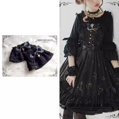 Sakuya Lolita - Whisper Of Stars - Constellation Foil Printing Elegant Lolita High Waist JSK Dress