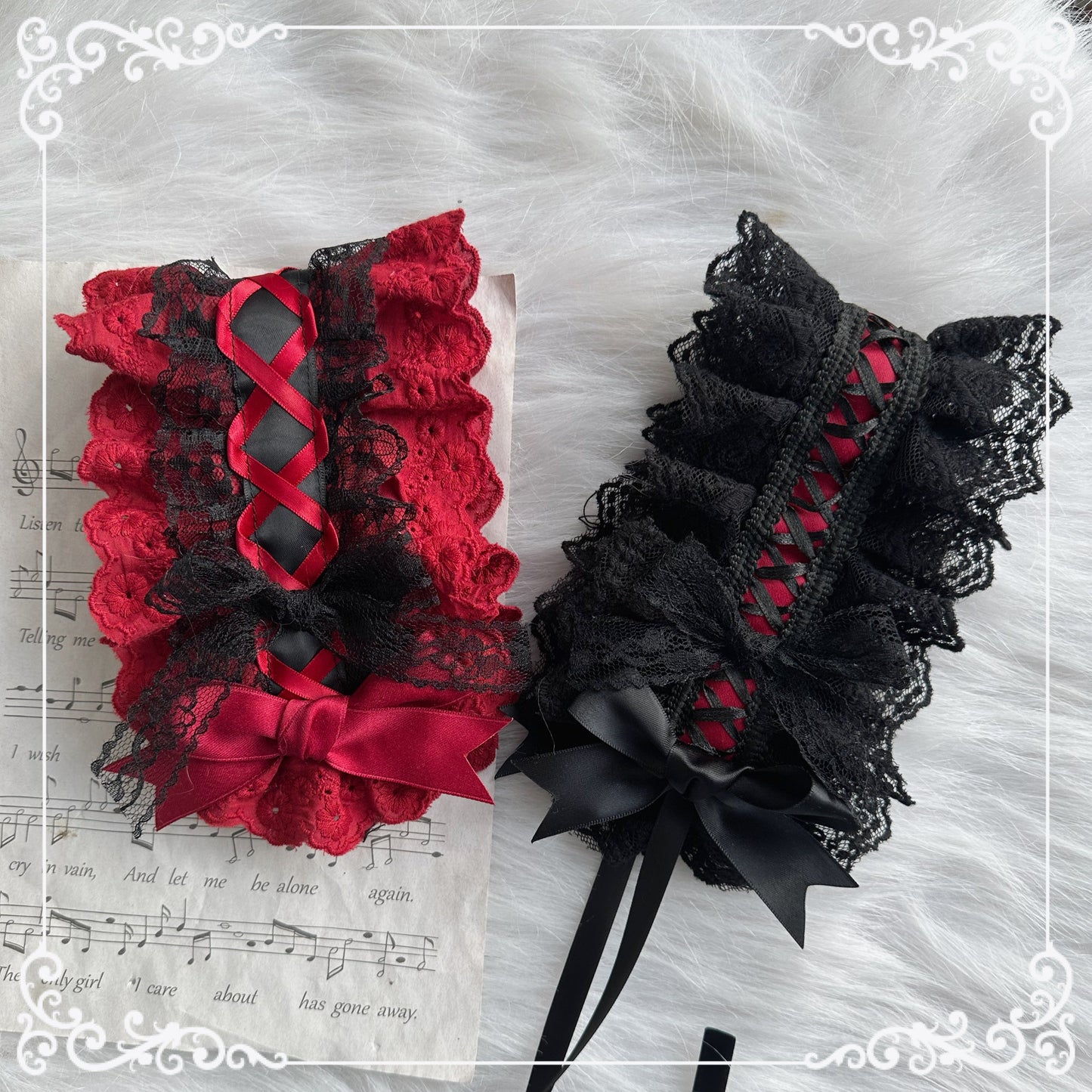 Chestnut Lolita - Gothic Lolita accessory Handmade Hairband