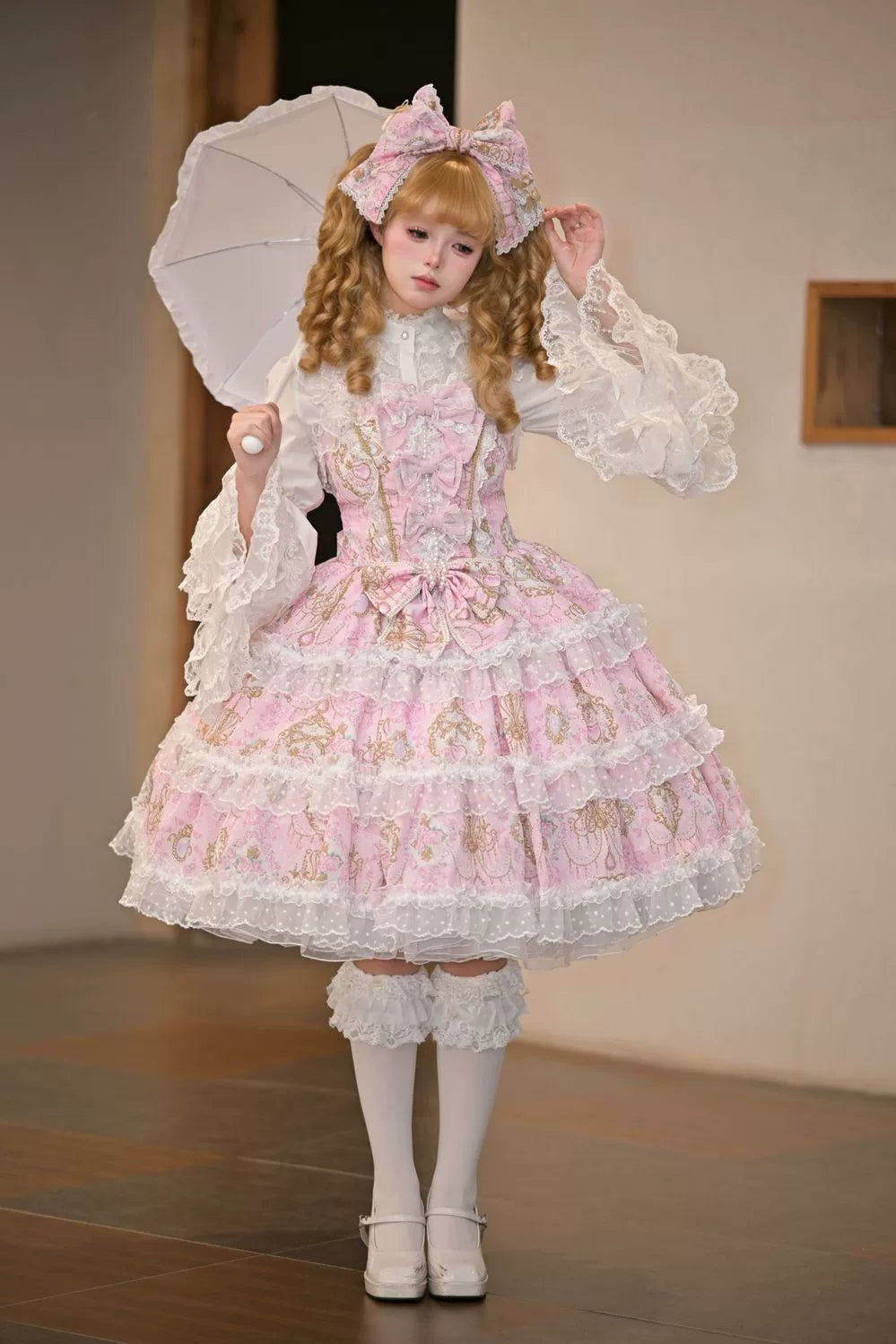 Hanguliang - Candelabra Ode - Doll-like Sweet Lolita JSK Dress, Side Zipper