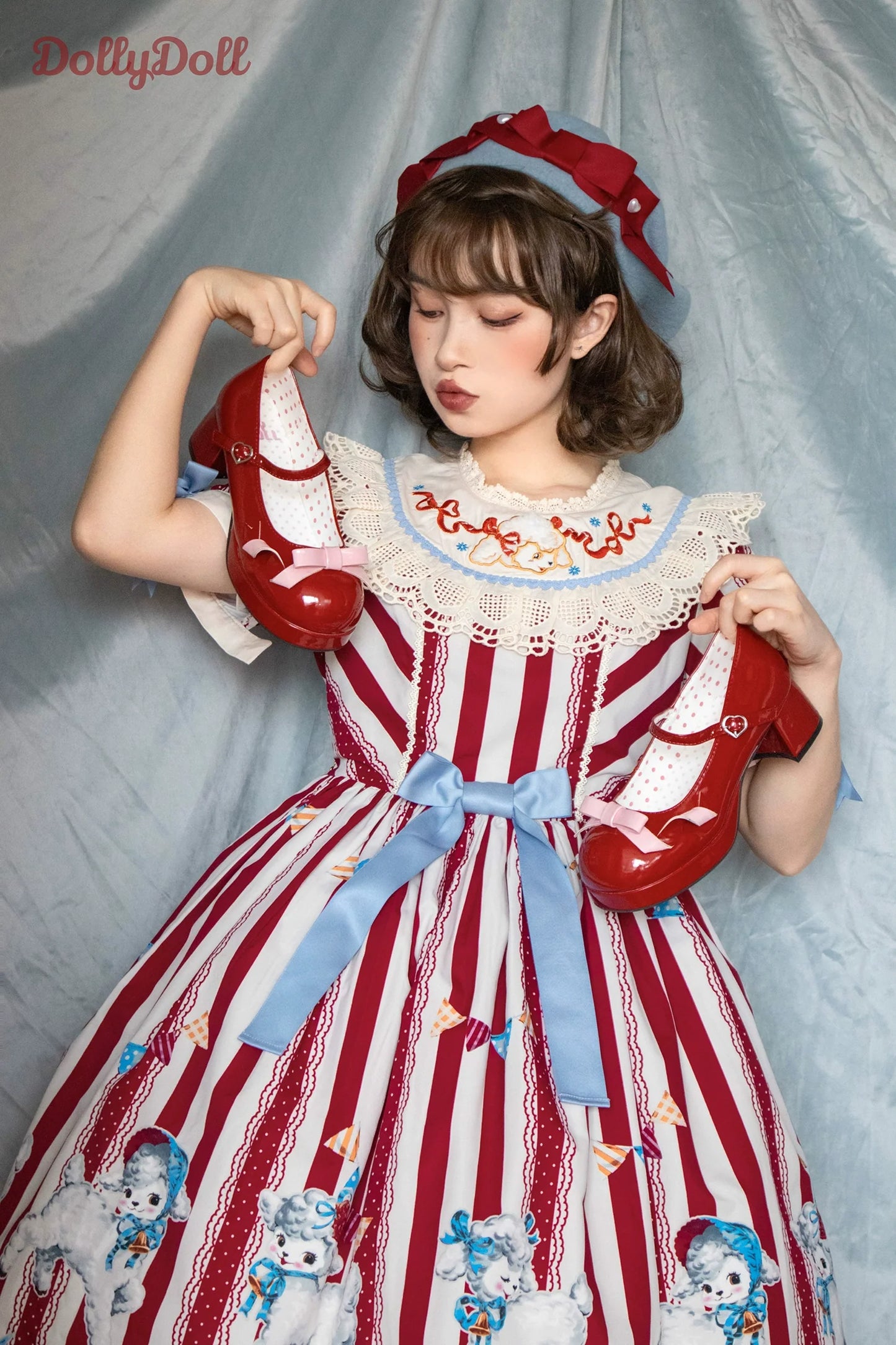 Dolly Doll - Lovers' Gift - Round Toe Middle Heel Mary Jane Lolita Shoes