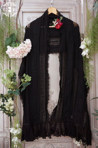 Miss point - Sally's Garden - Lace Cotton Lolita Shawl