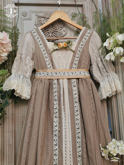 Miss Point - The Sally Gardens - Elegant Lolita Lotus Sleeves OP Dress