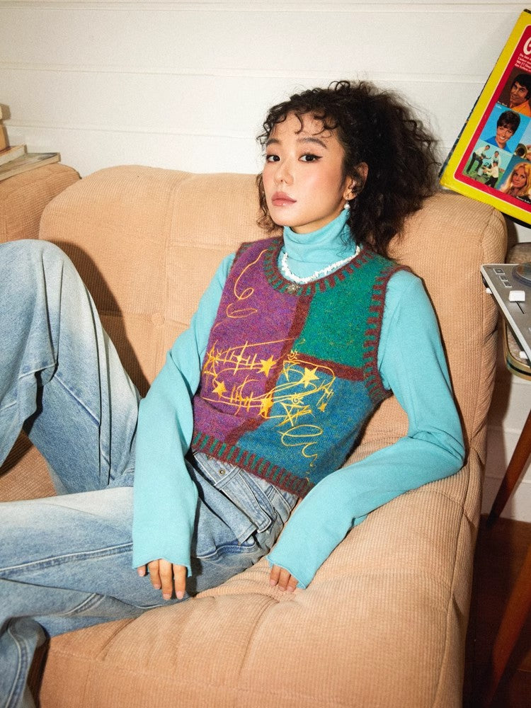 Turtleneck wool knit【s0000010369】