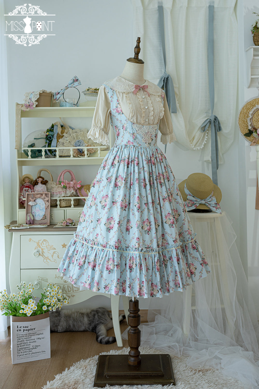 Miss Point - Happy Summer - Elegant Lolita Floral JSK Dress