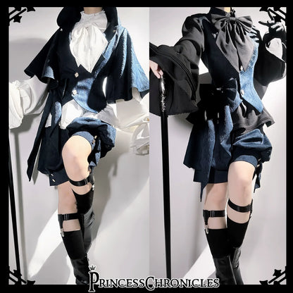 Princess Chronicles - Rabbit - Vintage Lolita Jacket Rabbit Ear Set Lolita Vest