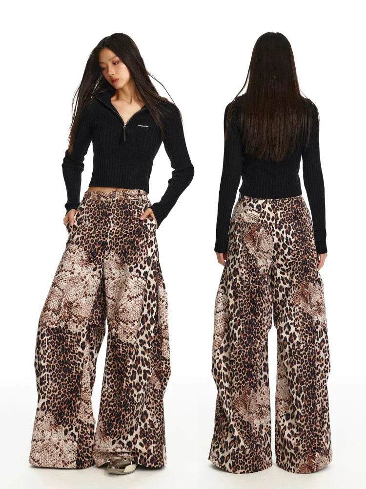 Leopard print slim pants【s0000010060】