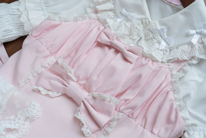 Nn Star - Half Sugar Ism - Sweet Lolita JSK Low Waist Dress With Tiered Hem