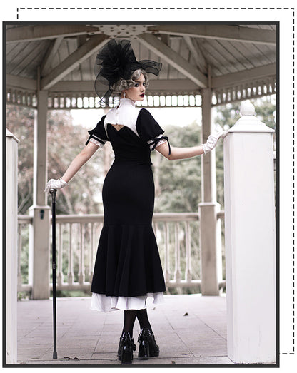 With PUJI - Prayer of the Dead - Gothic Nun Lolita OP Dress