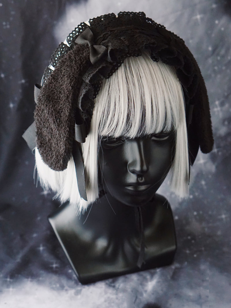 Strange Sugar - Black Wings Halloween Goth Lolita Hairband