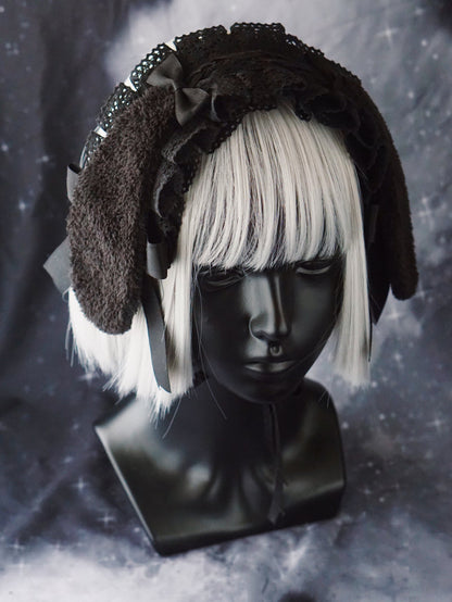 Strange Sugar - Black Wings Halloween Goth Lolita Hairband