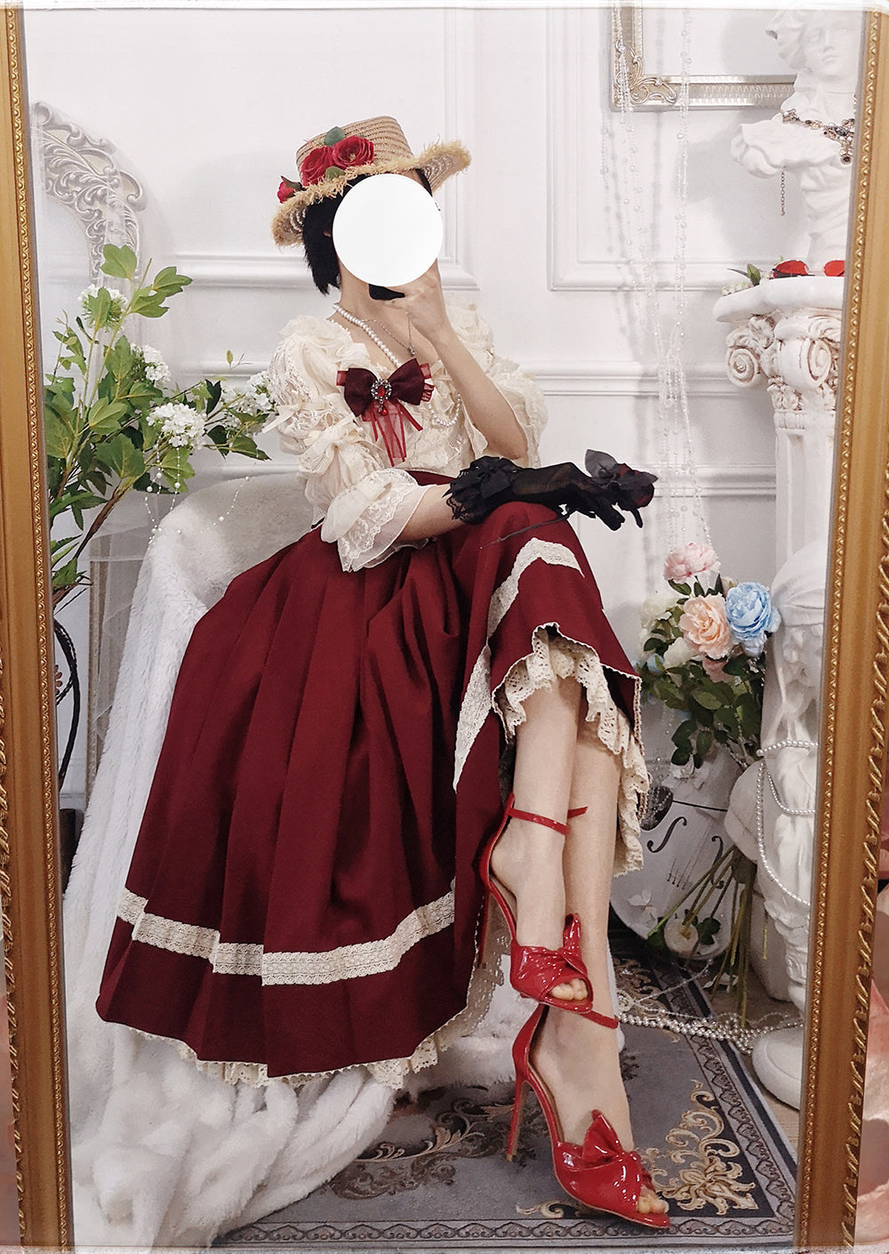 Miss Point - The Sally Gardens - Lotus Root Sleeve Lolita Blouse