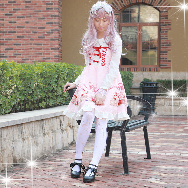 Sosic - Qing Mengnuo - Elegant Lolita Satin High Heel Handmade Shoes