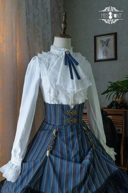 Miss Point - Custom-Made Lolita Elegant Stand Collar Lolita Shirt