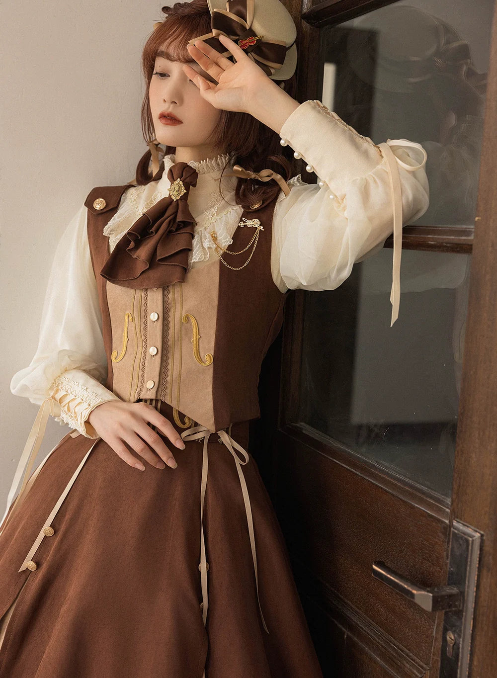 Miss Point - Golden Movement - Elegant Lolita Waistcost Short Vest Customized