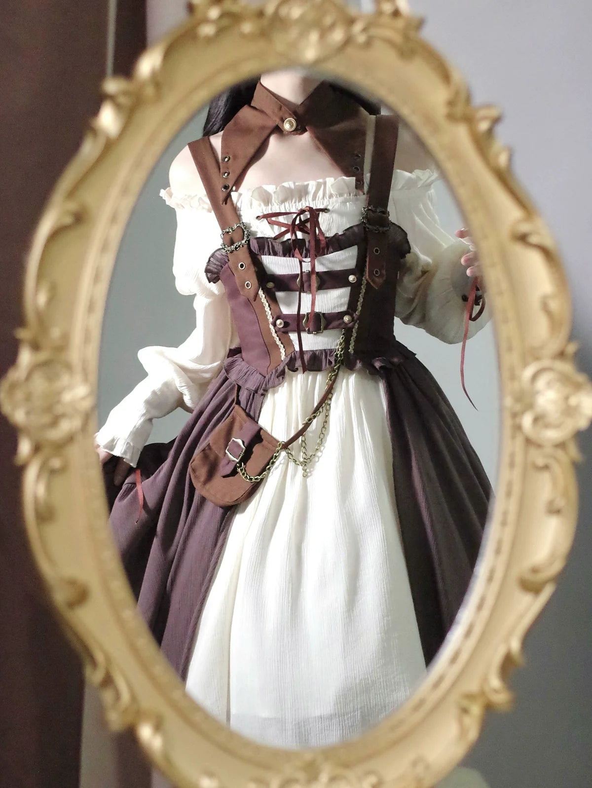 Letters from Unknown Star - Pirate Guide - Vintage Lolita Suit Vest JSK Dress