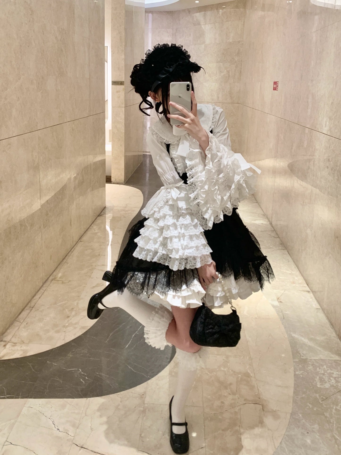Mengfuzi - Cannelﾃｩs - Elegant Lolita Cotton Blouse, Hime Sleeve