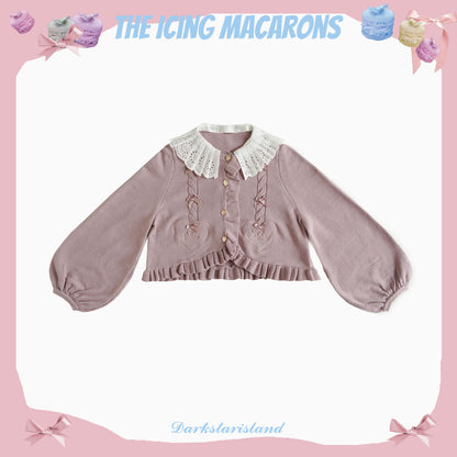 Dark Star Island - Sugar Frost - Sweet Lolita Cardigan Knit Embroidered Sweater
