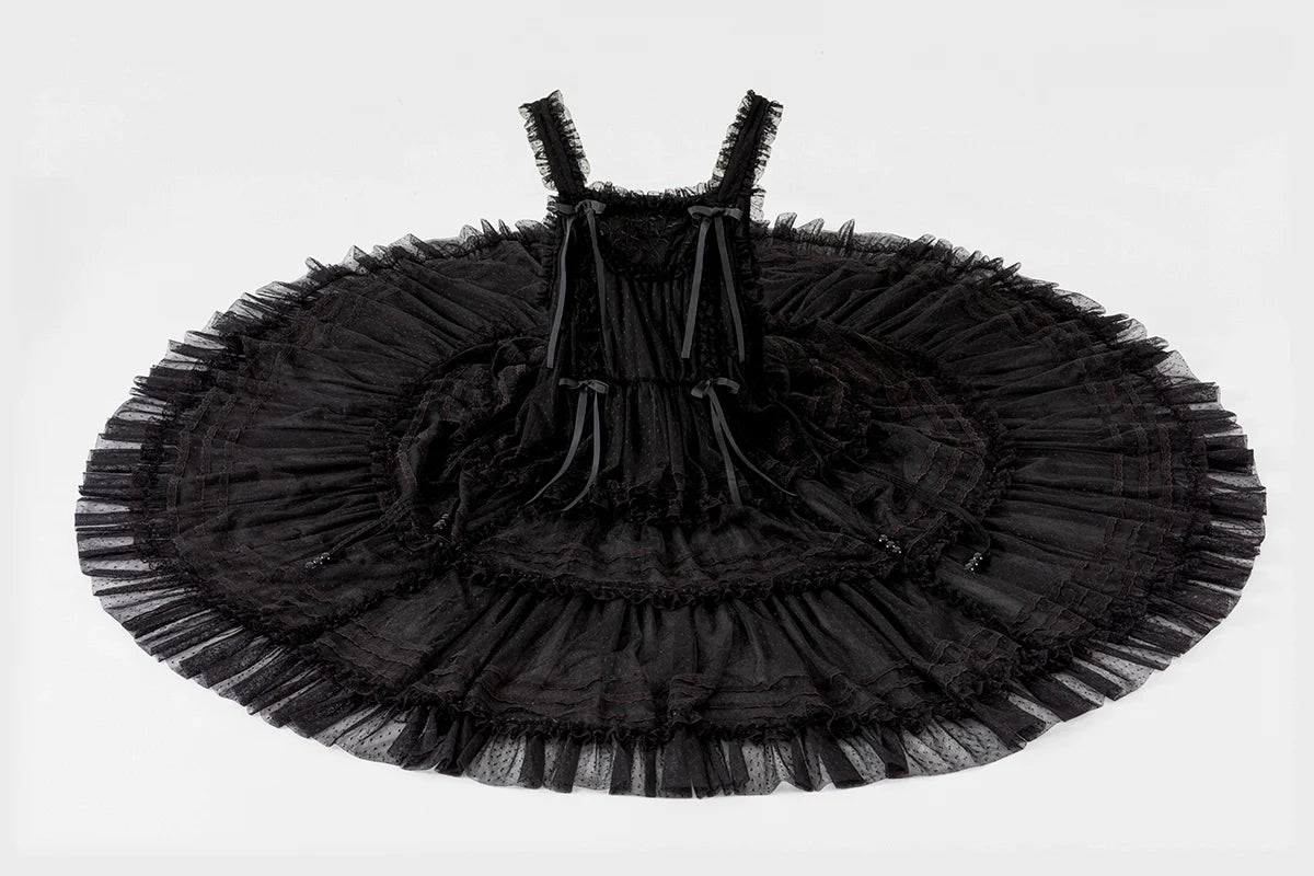 Polyhymnia - Secret Forest - Classic Lolita JSK Dress Multi-layered Dress Summer Gauze Dress