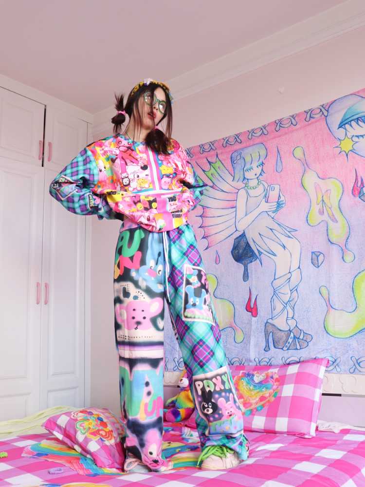 Loose flare pants【s0000010292】