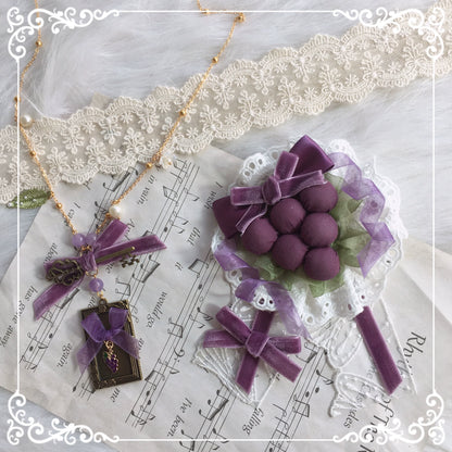 Chestnut Lolita - Louvre Vineyard Accessory Hairband Retro Lolita KC