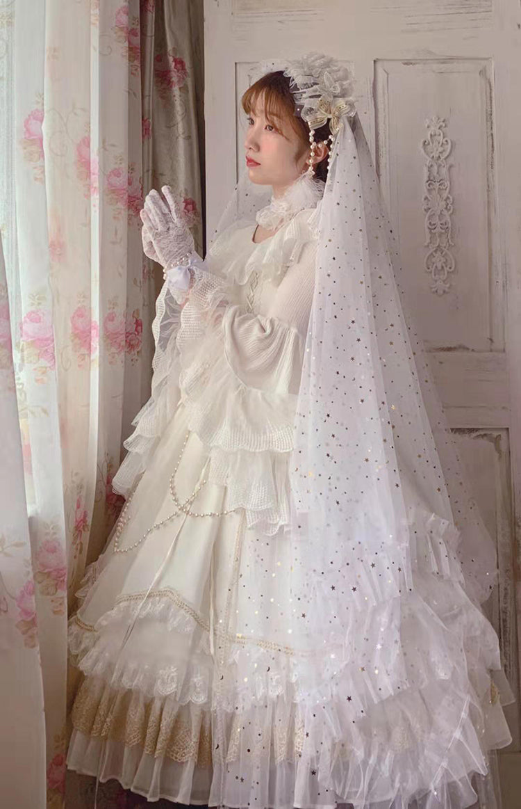 Fairy Tales - Fate Quartet Bridal Lolita Gothic JSK Dress