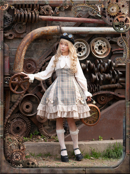 Infanta - Memoirs of Backlight - Elegant Plaid Lolita JSK Dress