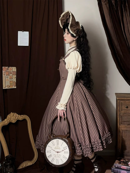 Miss Point - Classic Lolita JSK Customized Stripe Lolita Dress