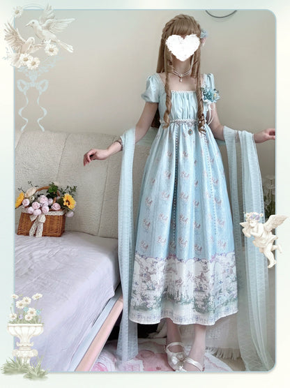 MeowMeow - Nayi Spring - Empire Waist Elegant Lolita OP Dress