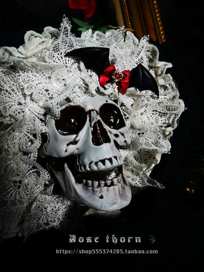 Rose Thorn - Multicolors Gothic Lolita Little Bat Brooch Hairpin