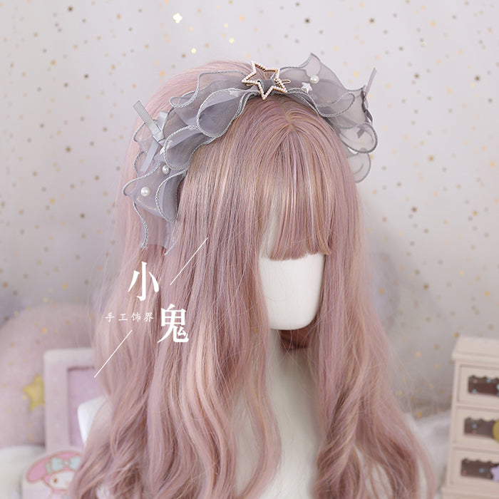 Xiaogui - Daily Lolita KC, Bow Pearl Headband