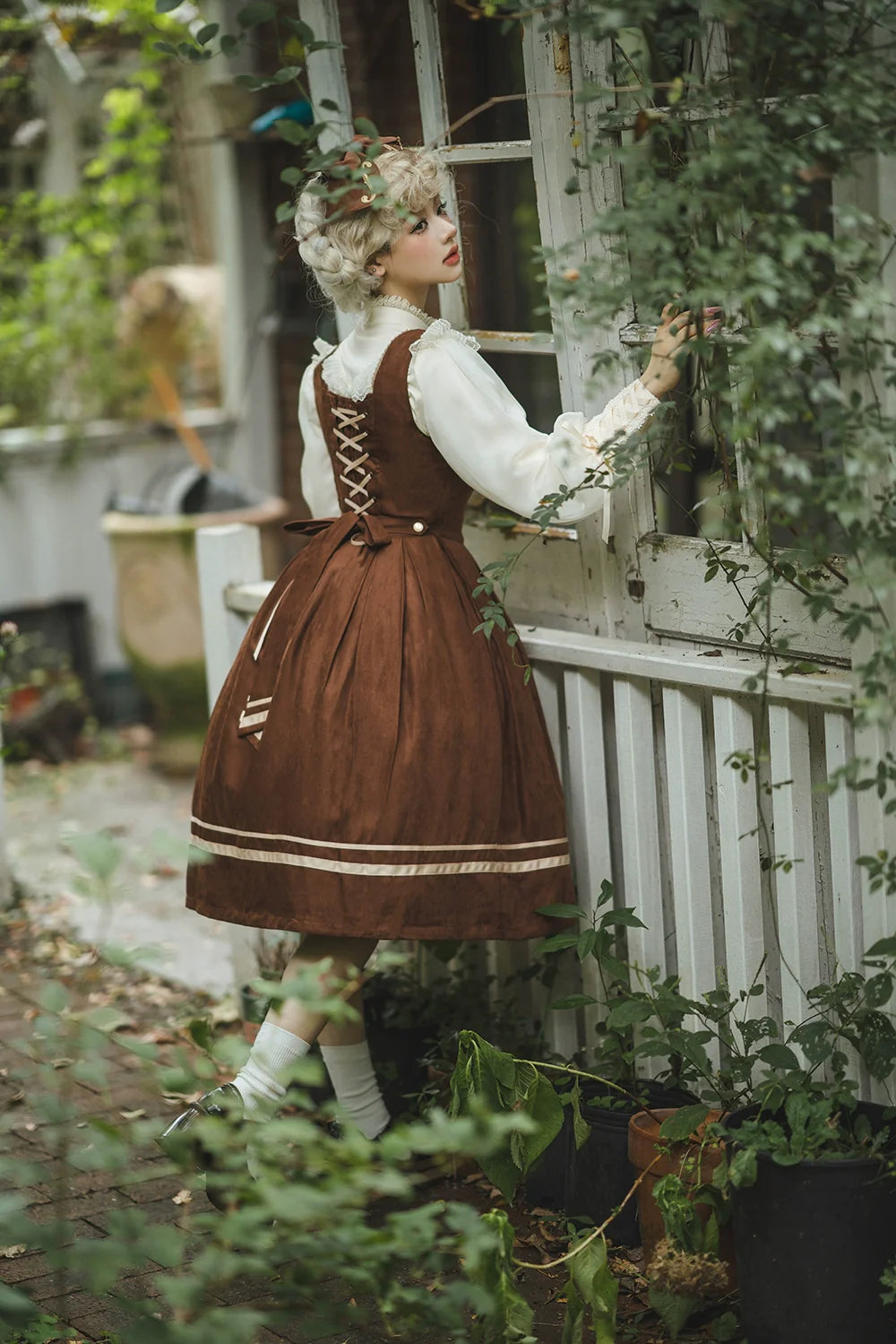 Miss Point - Customized Lolita Jumper Dress - Elegant College Lolita JSK