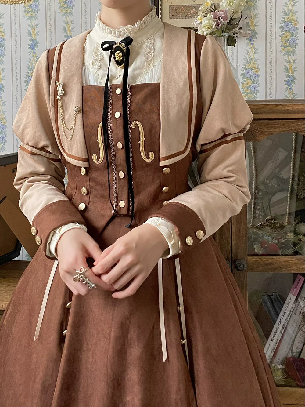 Miss Point - Elegant Lolita Coat - Golden Movement Customized Short Coat