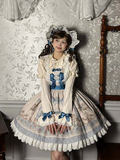 Alice Girl - Sea Salt Fairytale - Sweet Lolita Detachable Sleeves