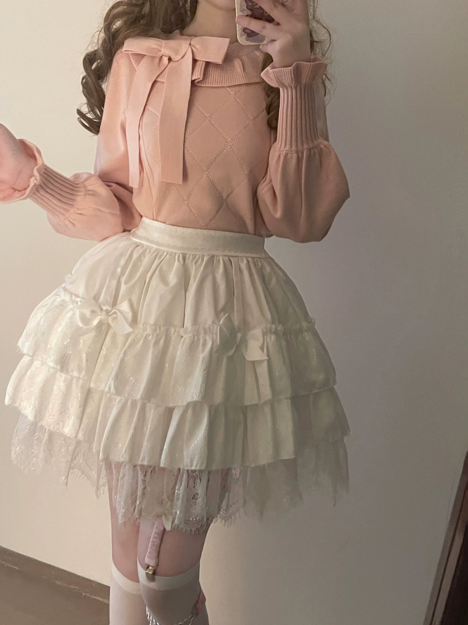 MIST - Mist Cotton - Winter Lolita Sweater Cute Knit Shirt