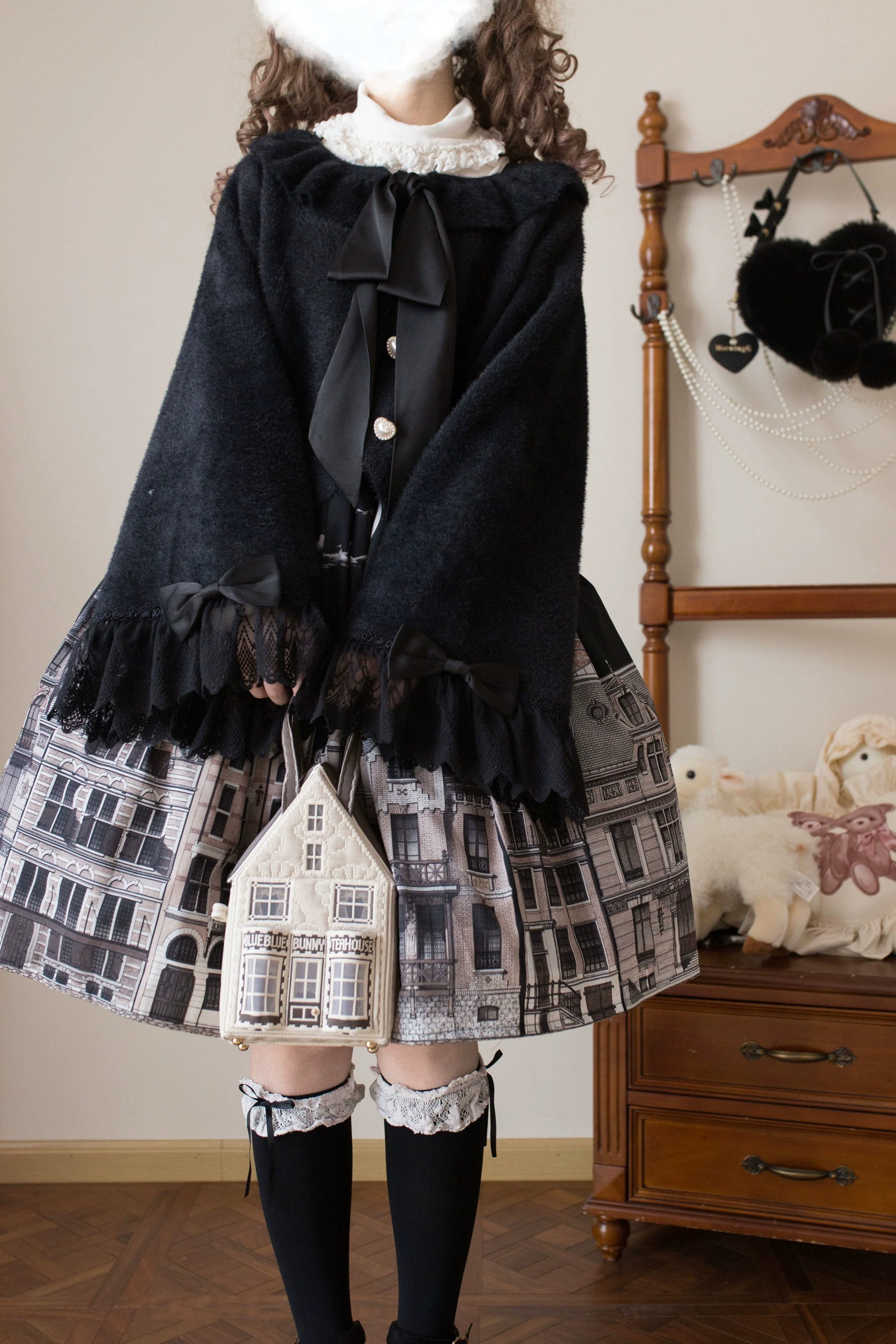 MIST - Qian's Letter - Sweet Lolita Sweater Winter Cardigan Coat