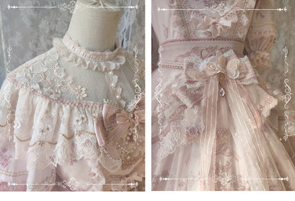 Garden Cat - Sunset Realm Lolita Bride Gorgeous OP FS