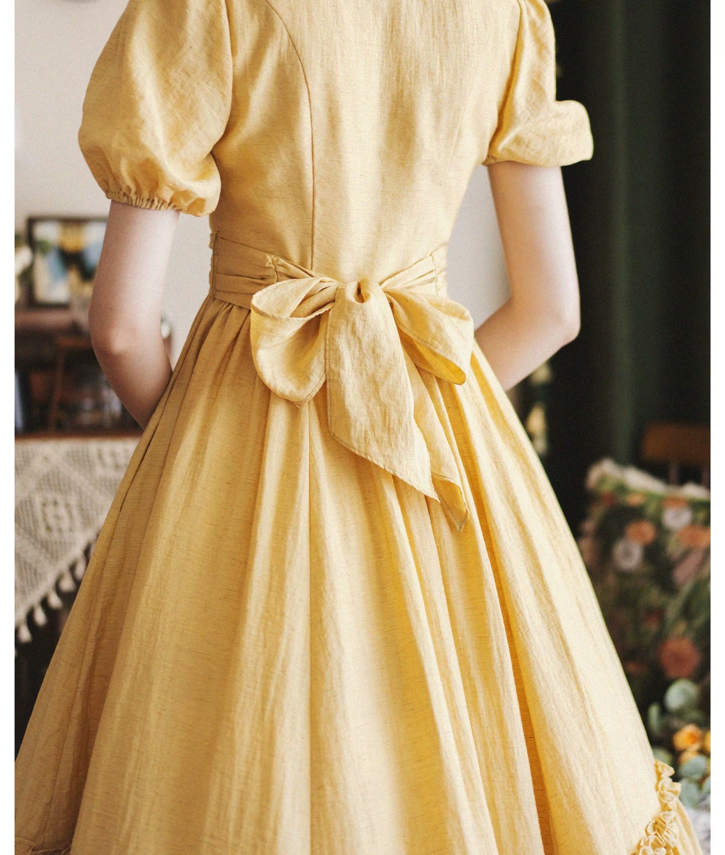 Forest Wardrobe - Forest Pastoral - Elegant Lolita Square Neck Long OP