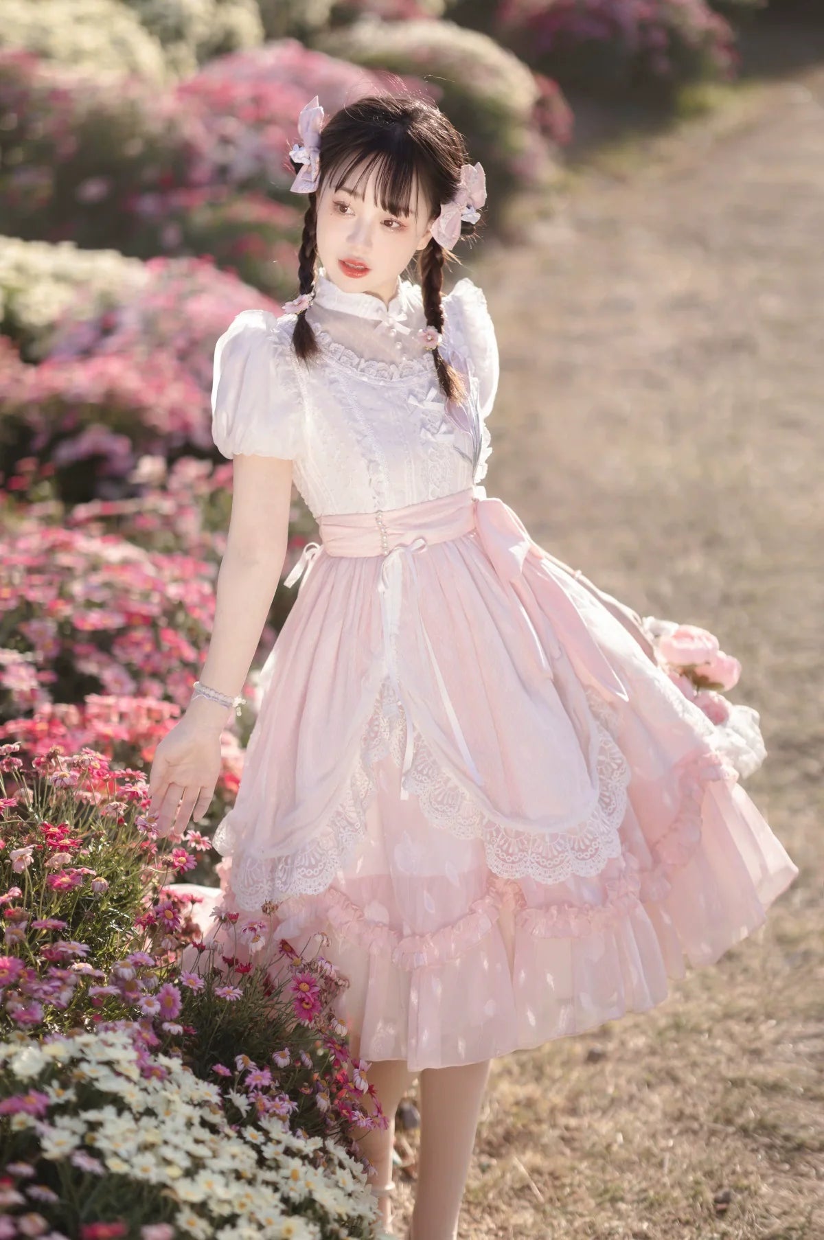 Cornfield Lolita - Elegant Lolita Dress Short Sleeve OP
