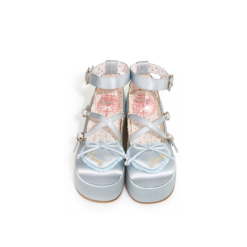MODO - Deep Sleep Dream - Kawaii Lolita Shoes Muffin Platform Round Toe