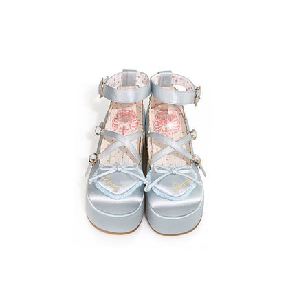 MODO - Deep Sleep Dream - Kawaii Lolita Shoes Muffin Platform Round Toe