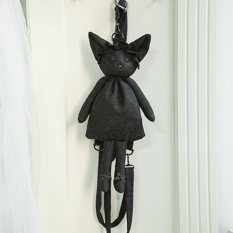 With PUJI - Puppet Box - Kawaii Lolita Bag Lamb Kitten Detachable Bag Dress Hat