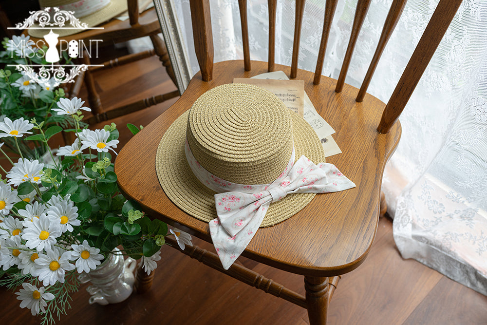 Miss Point - Happy Summer Cute Lolita Hairdband Straw Hat