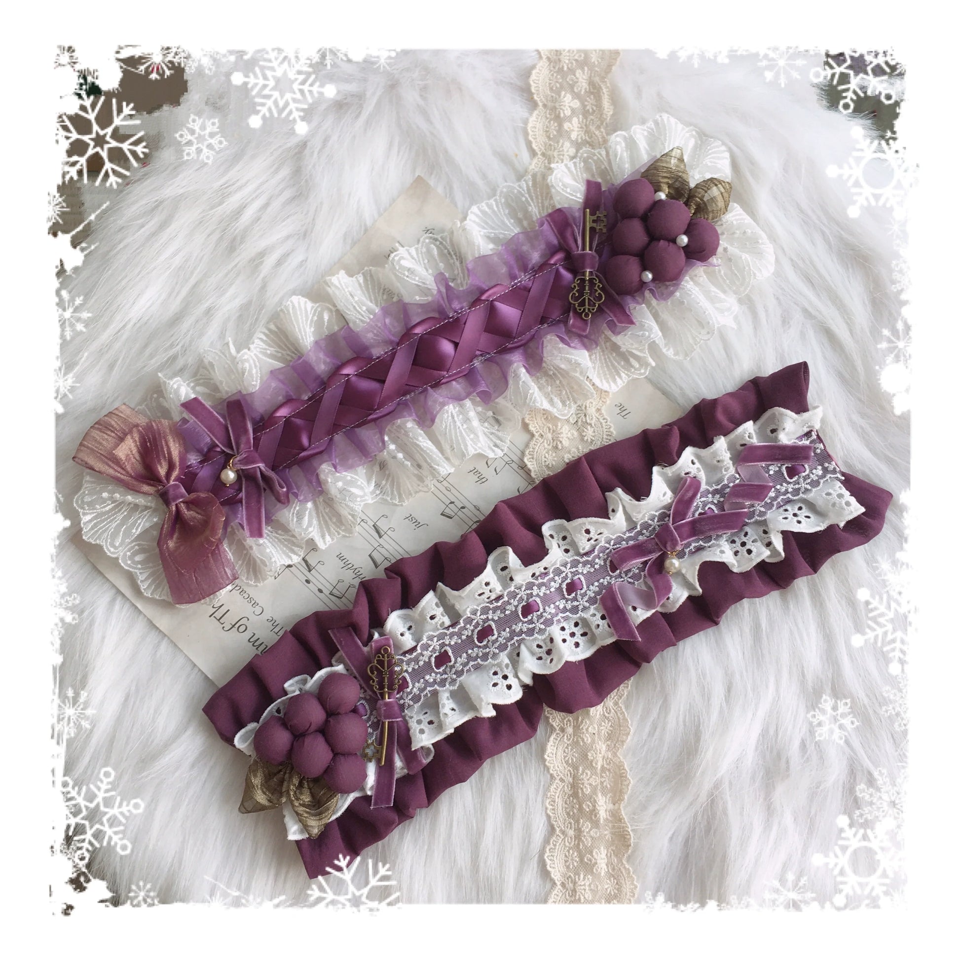 Chestnut Lolita - Louvre Vineyard Accessory Hairband Retro Lolita KC